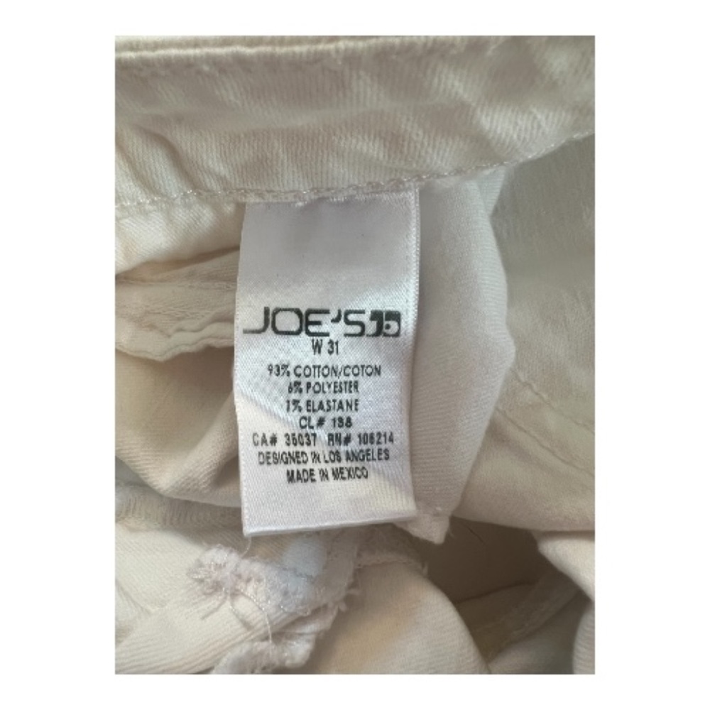 EUC Joe’s white cuffed cropped mid rise jeans | size 31 - Picture 7 of 8